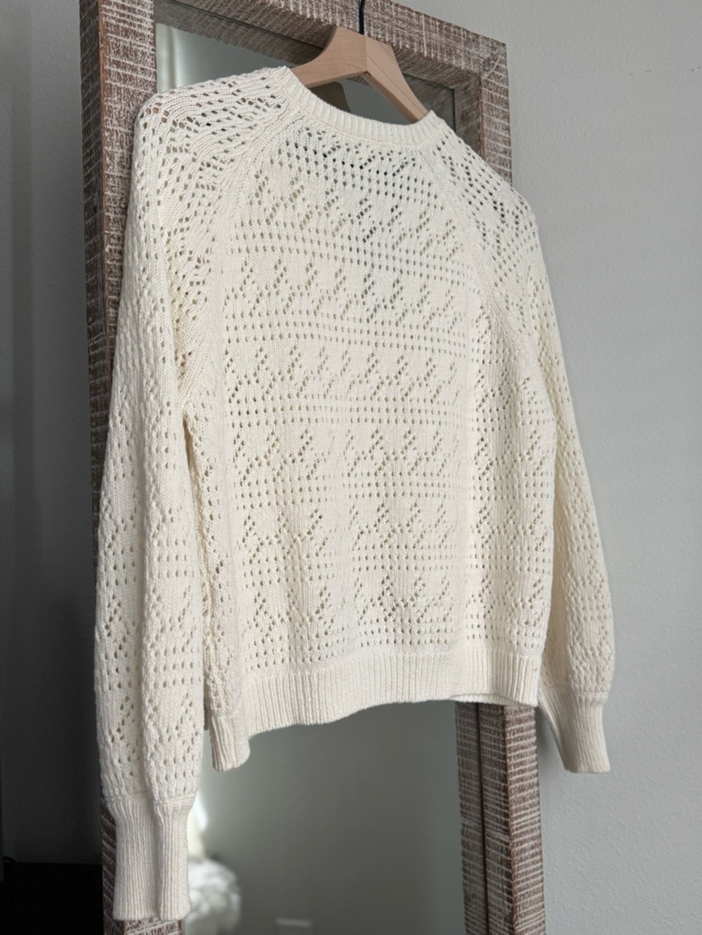 Sezane Capucine Cardigan in White - Picture 4 of 12